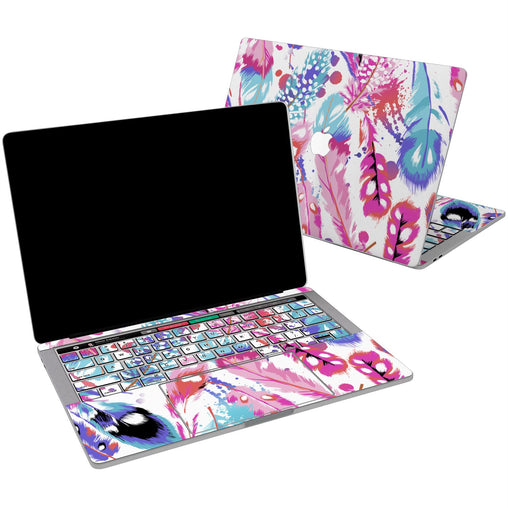 Lex Altern Vinyl MacBook Skin Pink Feathers for your Laptop Apple Macbook.