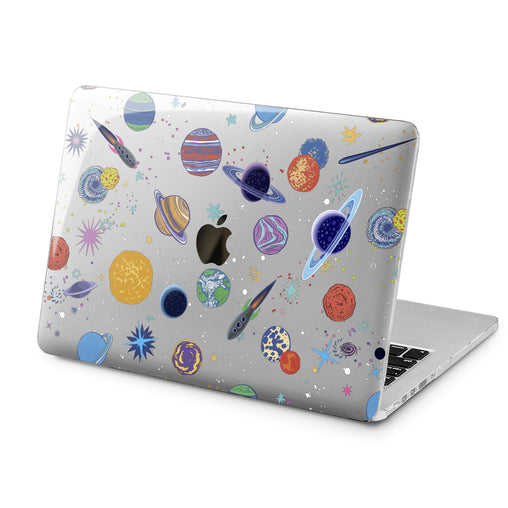 Lex Altern Cute Planets Print Case for your Laptop Apple Macbook.