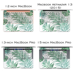 Lex Altern Vinyl MacBook Skin Palm Leaf