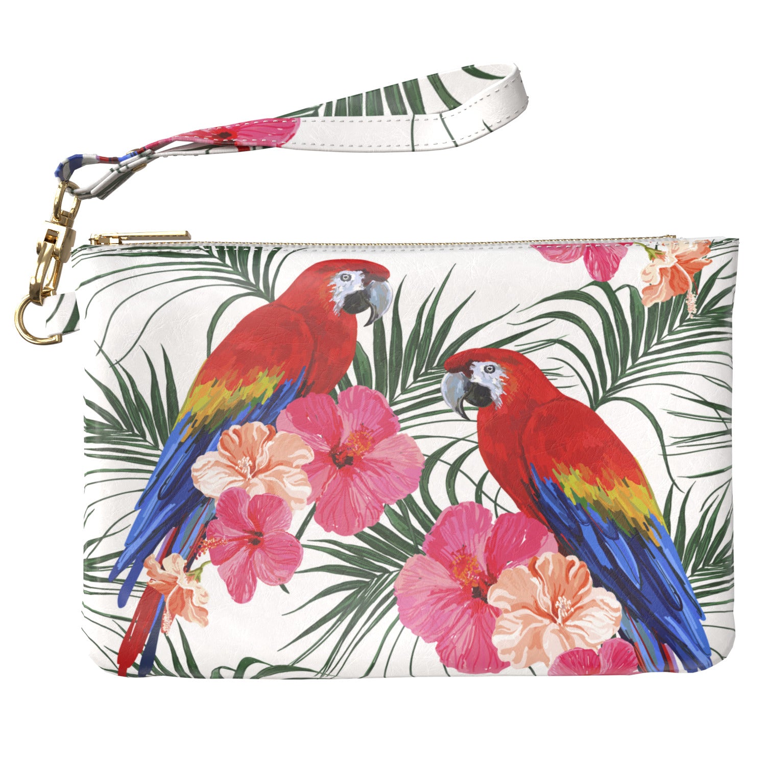 Lex Altern Makeup Bag Floral Parrots