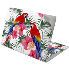 Lex Altern Vinyl MacBook Skin Floral Parrots