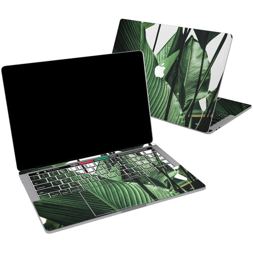 Lex Altern Vinyl MacBook Skin Green Leaves for your Laptop Apple Macbook.