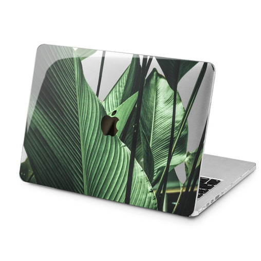 Lex Altern Green Leaves Art Case for your Laptop Apple Macbook.