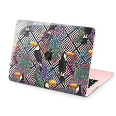 Lex Altern Hard Plastic MacBook Case Tropical Birds Art