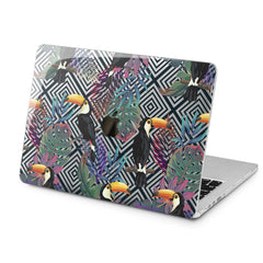 Lex Altern Tropical Birds Art Case for your Laptop Apple Macbook.