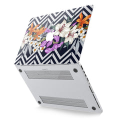 Lex Altern Hard Plastic MacBook Case Lily Flowers