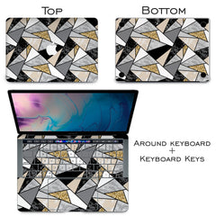 Lex Altern Vinyl MacBook Skin Triangle Pattern