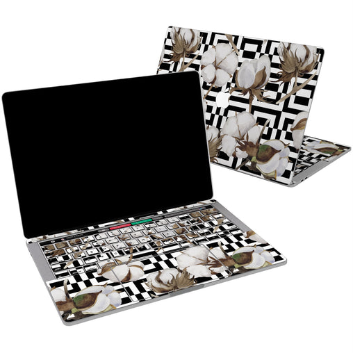 Lex Altern Vinyl MacBook Skin Cotton Flowers for your Laptop Apple Macbook.