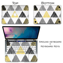 Lex Altern Vinyl MacBook Skin geometric Drawing
