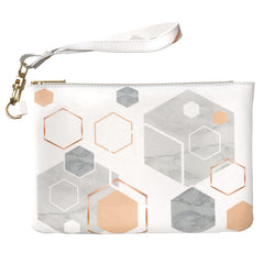 Lex Altern Makeup Bag Marble Hexagon