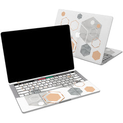 Lex Altern Vinyl MacBook Skin Marble Hexagon for your Laptop Apple Macbook.