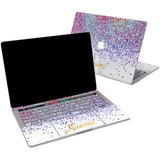 Lex Altern Vinyl MacBook Skin Purple Confetti