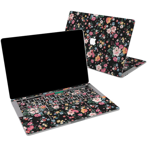 Lex Altern Vinyl MacBook Skin Pink Wildflowers for your Laptop Apple Macbook.