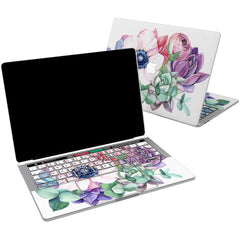 Lex Altern Vinyl MacBook Skin Pastel Flowers for your Laptop Apple Macbook.