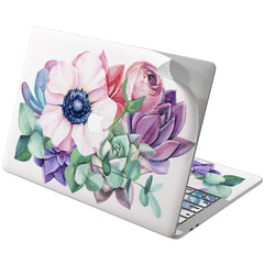 Lex Altern Vinyl MacBook Skin Pastel Flowers