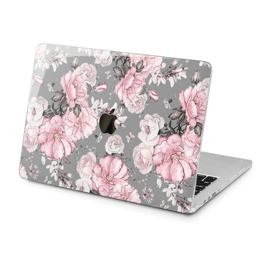 Lex Altern Pink Roses Print Case for your Laptop Apple Macbook.