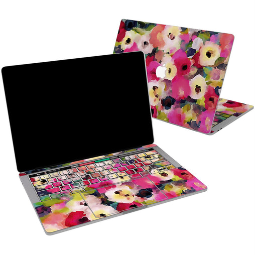 Lex Altern Vinyl MacBook Skin Abstract Flowers for your Laptop Apple Macbook.