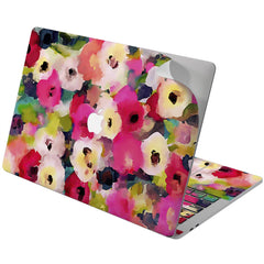 Lex Altern Vinyl MacBook Skin Abstract Flowers