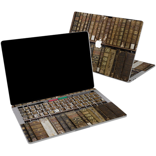 Lex Altern Vinyl MacBook Skin Old Books for your Laptop Apple Macbook.