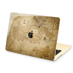Lex Altern Hard Plastic MacBook Case Treasure Map