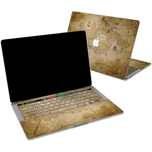 Lex Altern Vinyl MacBook Skin Treasure Map for your Laptop Apple Macbook.