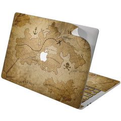 Lex Altern Vinyl MacBook Skin Treasure Map