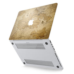 Lex Altern Hard Plastic MacBook Case Treasure Map