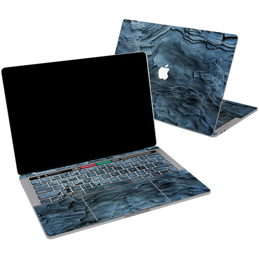 Lex Altern Vinyl MacBook Skin Blue Wood for your Laptop Apple Macbook.