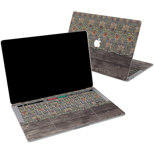 Lex Altern Vinyl MacBook Skin Boho Wood for your Laptop Apple Macbook.