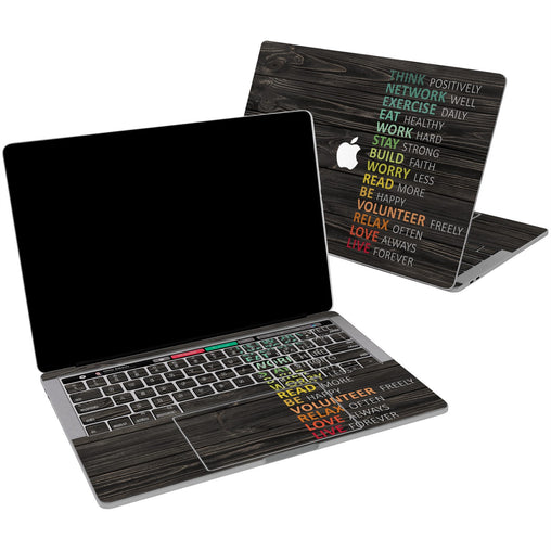 Lex Altern Vinyl MacBook Skin Inspirational Print for your Laptop Apple Macbook.