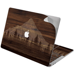 Lex Altern Vinyl MacBook Skin Wooden Mountain