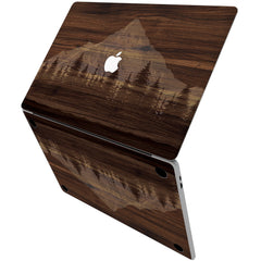 Lex Altern Vinyl MacBook Skin Wooden Mountain