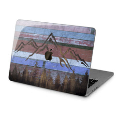 Lex Altern Hard Plastic MacBook Case Mountain Forest Print