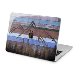 Lex Altern Mountain Forest Print Case for your Laptop Apple Macbook.