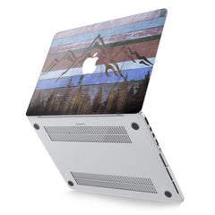 Lex Altern Hard Plastic MacBook Case Mountain Forest Print