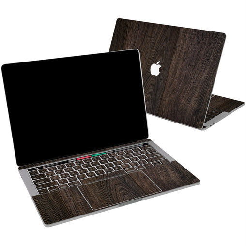 Lex Altern Vinyl MacBook Skin Dark Wood for your Laptop Apple Macbook.