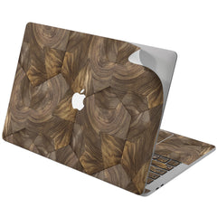 Lex Altern Vinyl MacBook Skin Wooden Tile