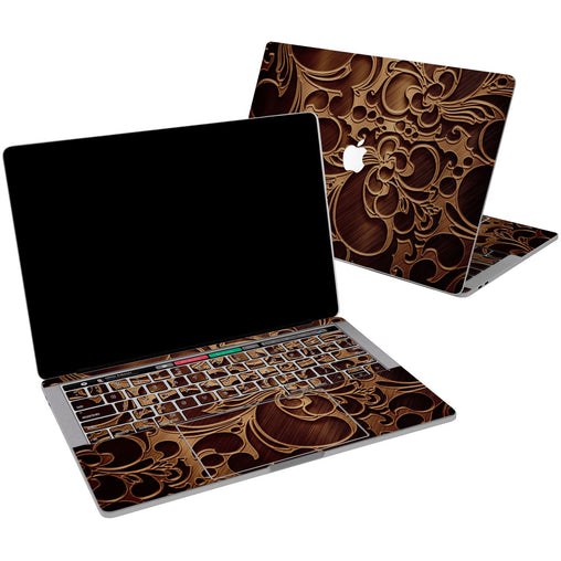 Lex Altern Vinyl MacBook Skin Wooden Ornament for your Laptop Apple Macbook.