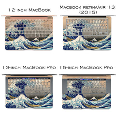 Lex Altern Vinyl MacBook Skin The Great Wave off Kanagawa