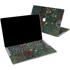 Lex Altern Vinyl MacBook Skin Farm Garden with Sunflowers for your Laptop Apple Macbook.