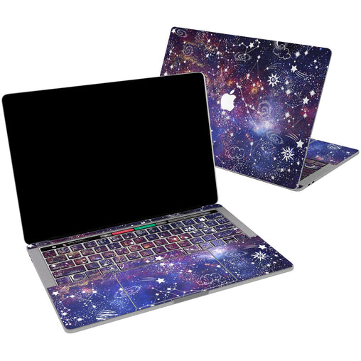 Lex Altern Vinyl MacBook Skin Purple Constellation for your Laptop Apple Macbook.