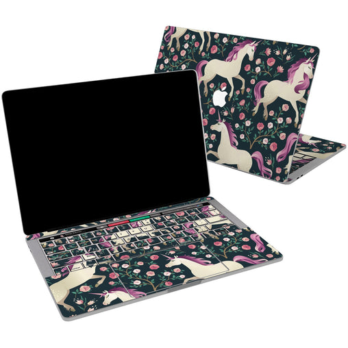 Lex Altern Vinyl MacBook Skin Fairytale Horses for your Laptop Apple Macbook.