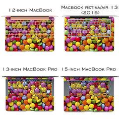 Lex Altern Vinyl MacBook Skin M&M's Candy