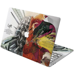 Lex Altern Vinyl MacBook Skin Brain Sides
