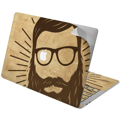 Lex Altern Vinyl MacBook Skin Beard Man