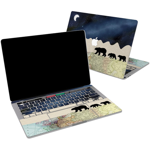 Lex Altern Vinyl MacBook Skin Polar Print for your Laptop Apple Macbook.