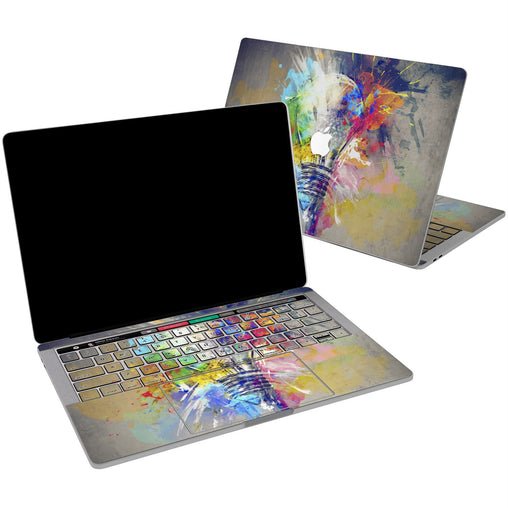 Lex Altern Vinyl MacBook Skin Colorful Bulb for your Laptop Apple Macbook.