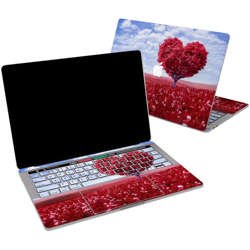 Lex Altern Vinyl MacBook Skin Love Field for your Laptop Apple Macbook.