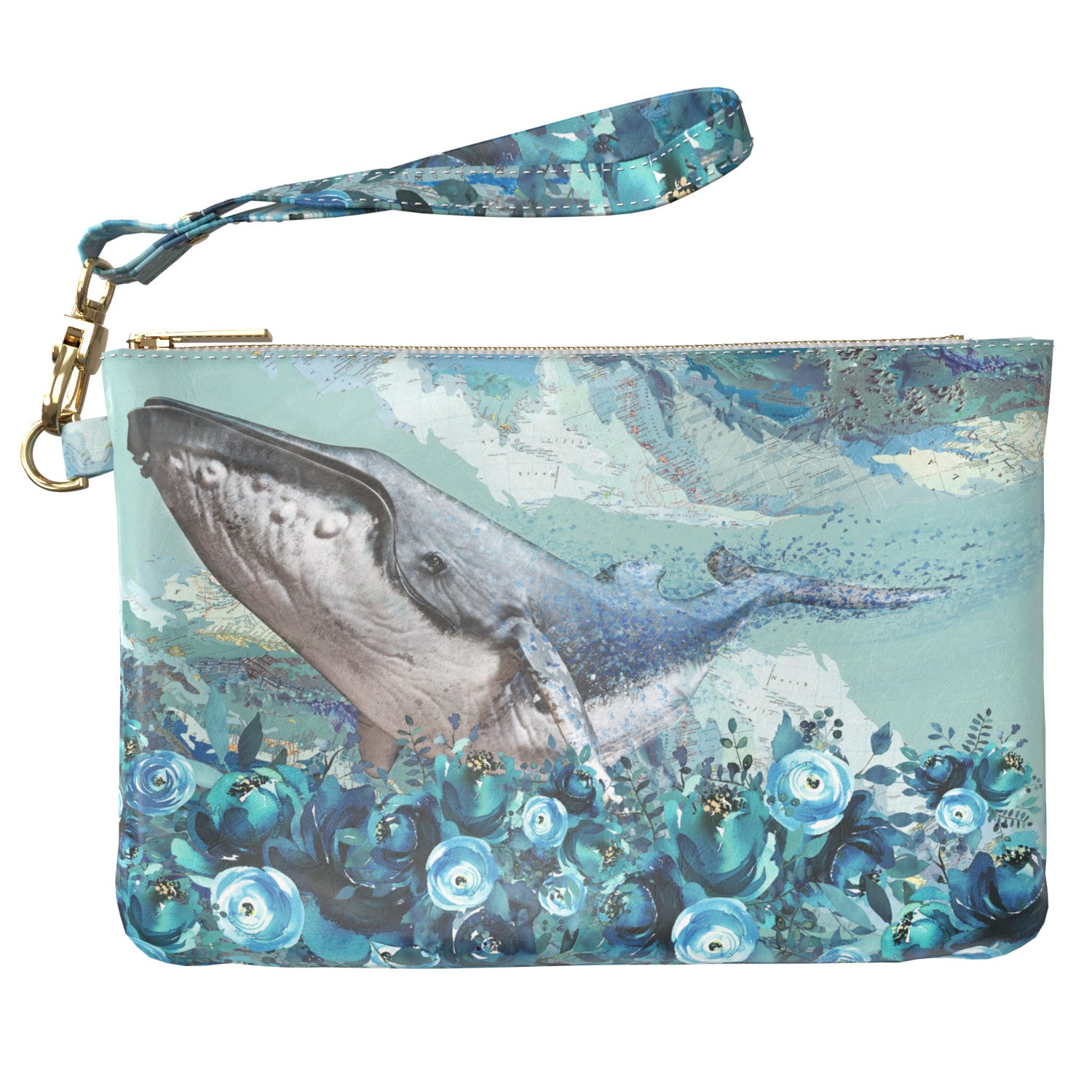 Lex Altern Makeup Bag Floral Whale