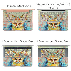 Lex Altern Vinyl MacBook Skin Fennec Fox